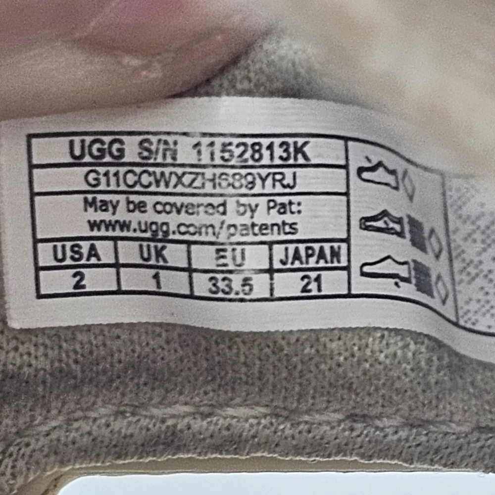 UGG Goldenglow Sandals Sea Salt  Kids Size 2